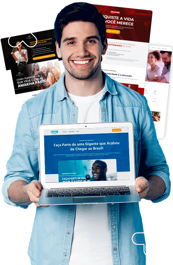 Página profissional com opção de IA no WhatsApp